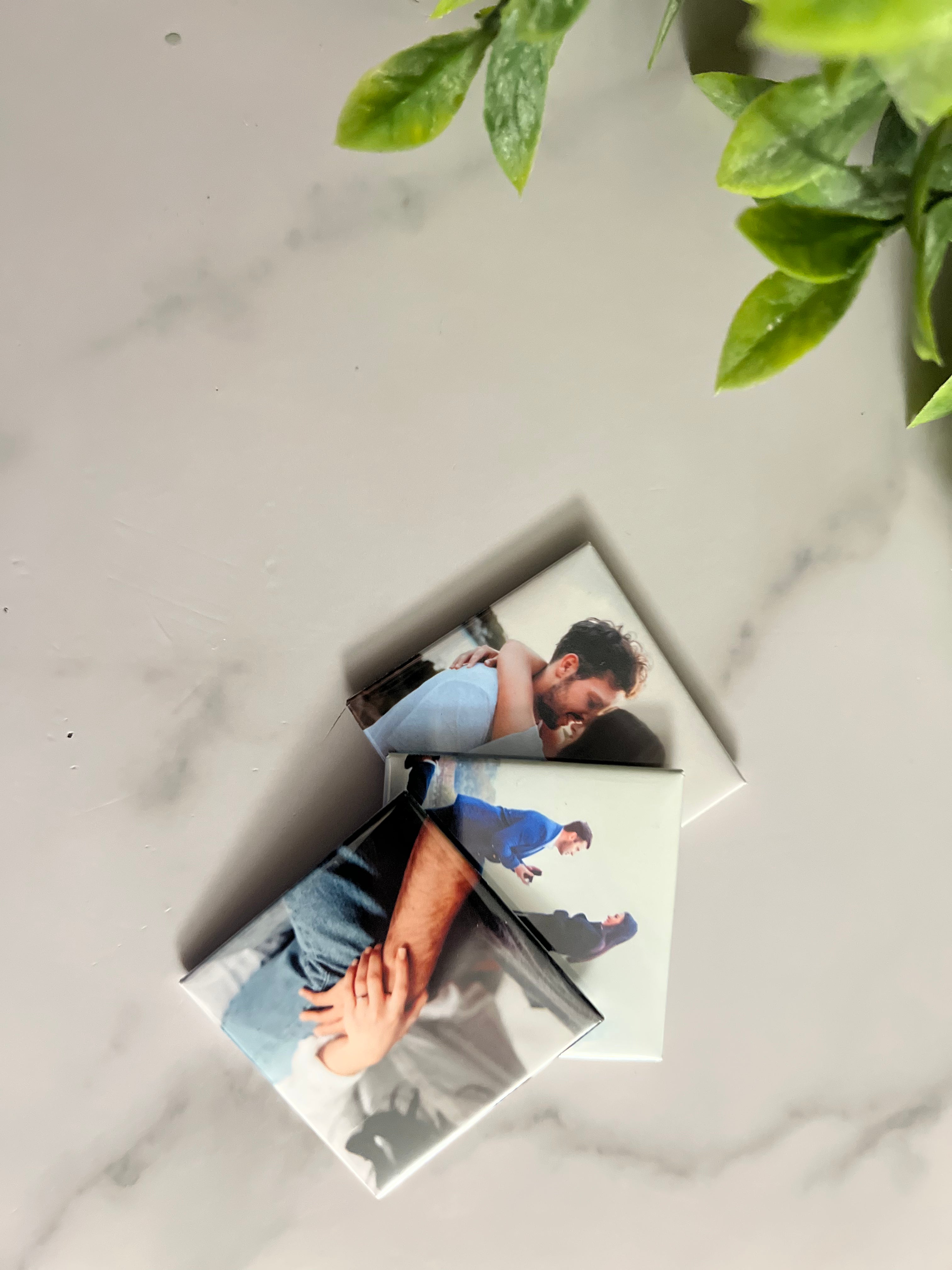 The Mini Starter Set - Set of 3 Custom Magnets - 2 inch square