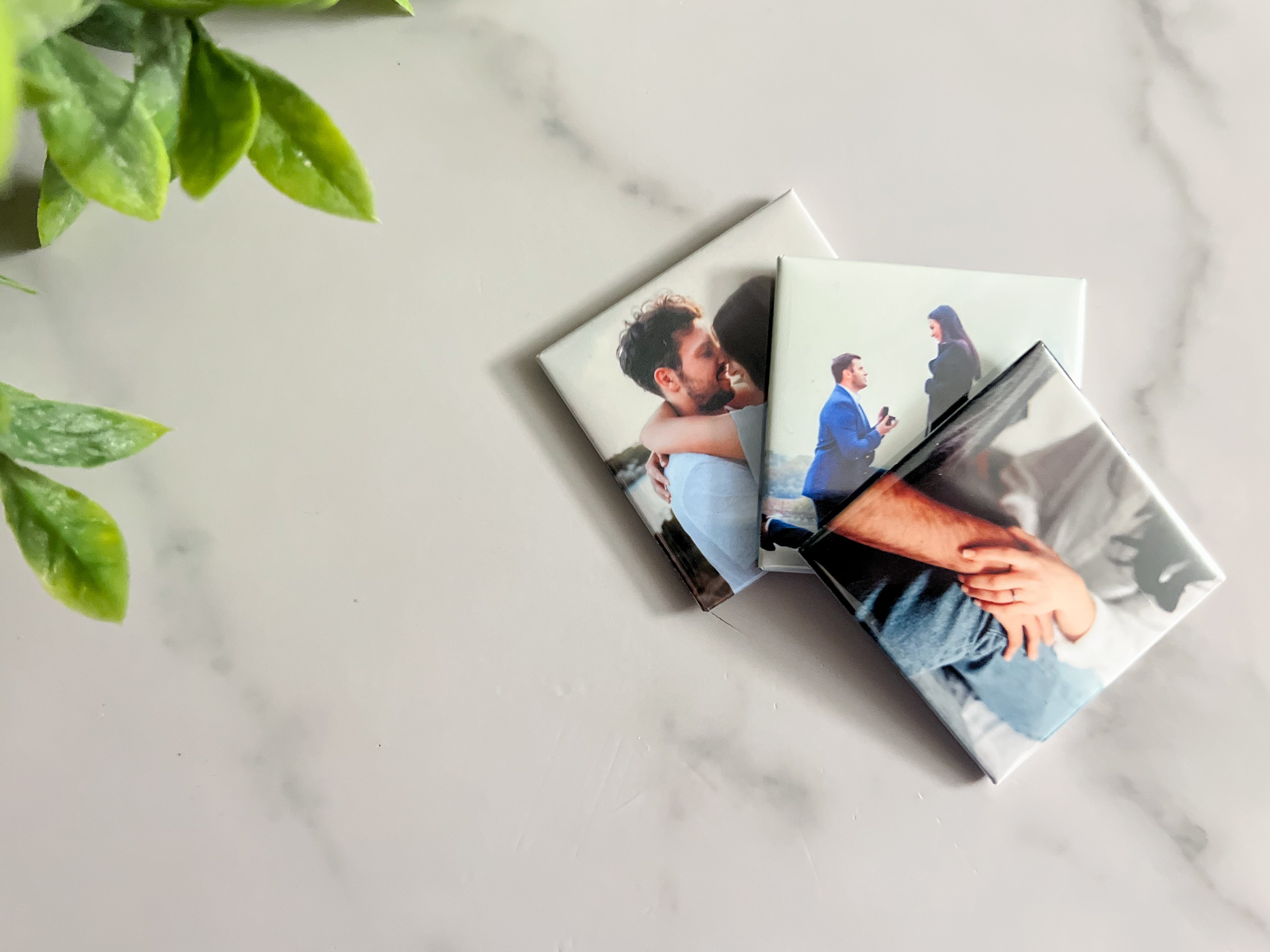 The Mini Starter Set - Set of 3 Custom Magnets - 2 inch square