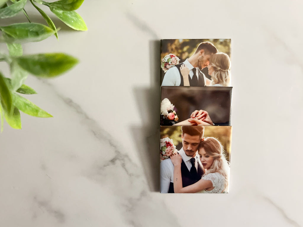 The Mini Starter Set - Set of 3 Custom Magnets - 2 inch square