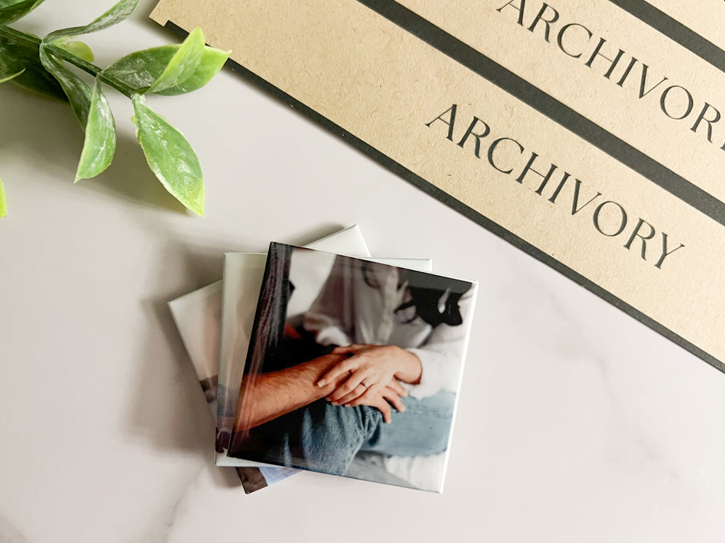 The Mini Starter Set - Set of 3 Custom Magnets - 2 inch square